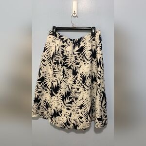 😎Talbot's linen and silk skirt